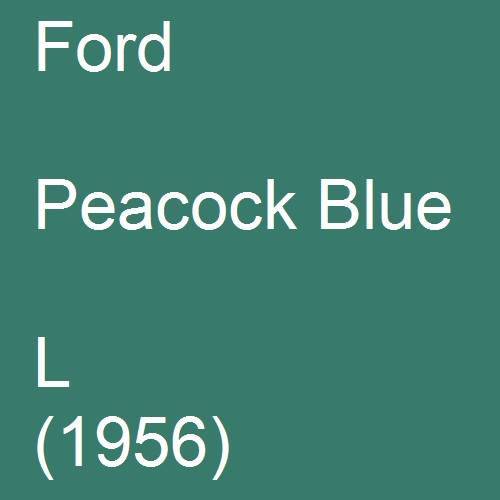 Ford, Peacock Blue, L (1956).